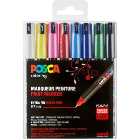 Posca Marker | PC-1MR | 0,7 mm | 8 standardfärger