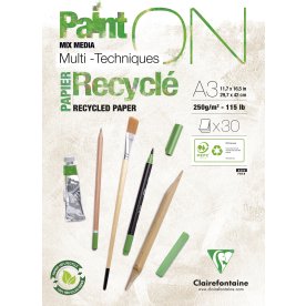 Clairefontaine PaintON block | Recycled | A3