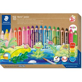 Staedtler Noris Junior färgpennor | 18 färger