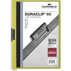 Durable Duraclip 60 klämmapp | A4 | Grön