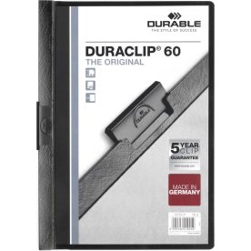 Durable Duraclip 60 klämmapp | A4 | Svart