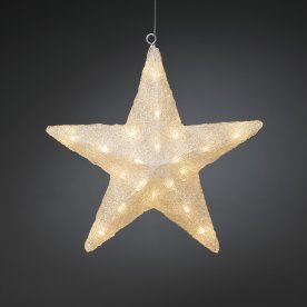 Julstjärna av akryl | 40 cm | 40 LED