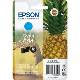 Epson T604 Bläckpatron, cyan