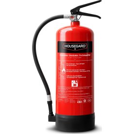 Housegard Brandsläckare, vatten, 6 L, Röd