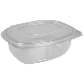 Salladsförpackning med lock, 500 ml, 100 st.