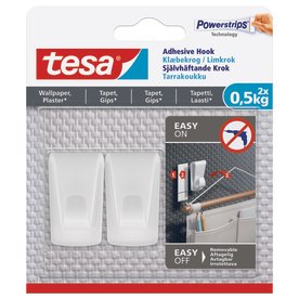 tesa självhäftande krokar | Tapet & gips | <0,5 kg