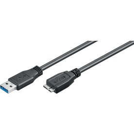 MicroConnect USB 3.0 A-B Micro, 2 m, M-M