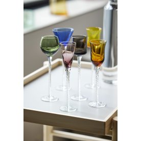 Lyngby Glas Snapseglas London, 18 cm, 6 st, ass.