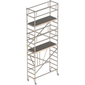 Fällbar byggnadsställning 75 x 180 (räcke), H3,65m