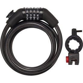 Rawlink spirallås med kod, svart