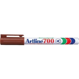 Permanent märkpenna Artline 700 Brun
