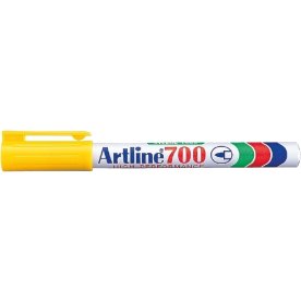 Permanent märkpenna Artline 700 Gul