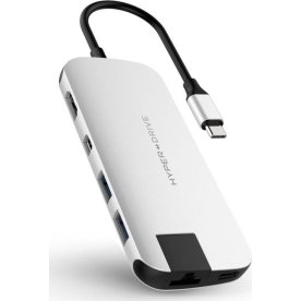 Hyper Slim 8-i-1 USB-C Hub | Silver