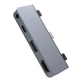 Hyper 4-i-1 USB-C Hub för iPad | Grå