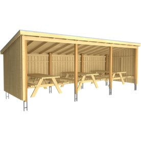 Plus Nordic matkassehus, 3-moduligt, typ 1C