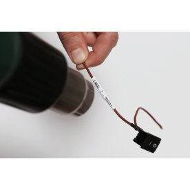 Brother HSe-251E krymptejp | 21 mm | Svart på vitt