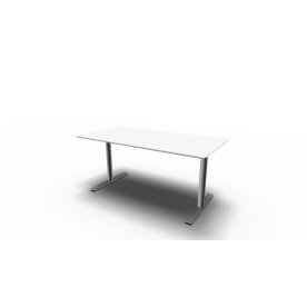 Lunchrumsbord InLINE L120 cm Vit/Aluminium
