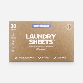 Laundry Sheets med doft | Ocean Breeze | 30 ark