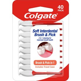 Colgate Interdental Brush & Pick | Soft | 40 st.