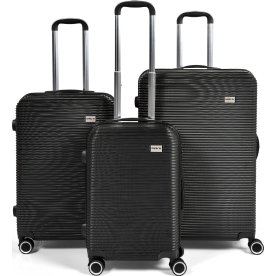 RW Classic, set med 3 resväskor, svart
