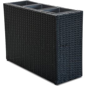 OUTDOOR blomkruka L.84 x D.30 x H.60 cm, svart