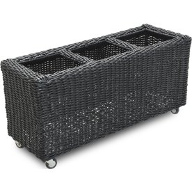 OUTDOOR blomkruka L.84 x D.30 x H.40 cm, svart
