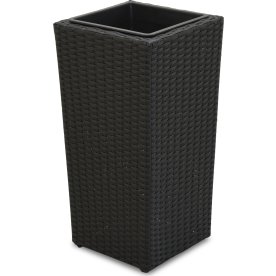 OUTDOOR blomkruka L.35 x D.35 x H.70 cm, svart