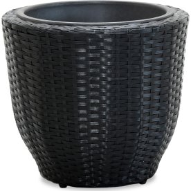 OUTDOOR blomkruka Ø.40 x H.36 cm, svart