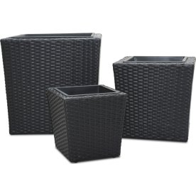 OUTDOOR blomkruka - Set om 3 st.