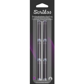 Scrikss EU Refill | Reservoarpenna | Blå | 6 st