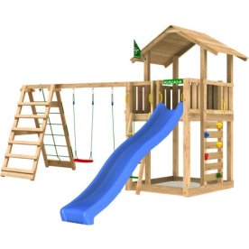 Jungle Gym Chalet 2.1 lektorn med klättring+rutsch