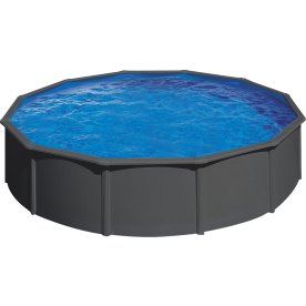 Basic pool | Ø550x120 cm | Antracitgrå | 24 900 l