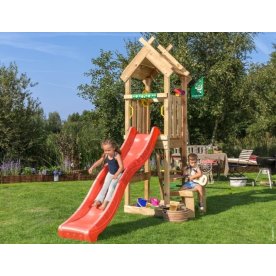 Jungle Gym Totem lektorn med röd rutschkana