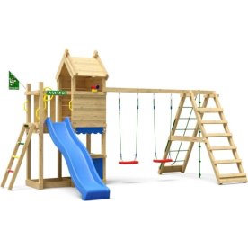 Jungle Gym Resort lektorn, klättring+blå rutsch