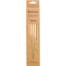 Idento Sugrör | Bambu | Återanvändbara | 10 st.