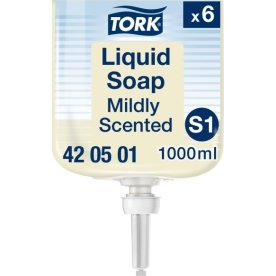 Tork S1 Premium tvål, mild, parfymerad, 1000 ml