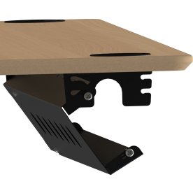 Universal kabelränna, 96-166 cm, Svart