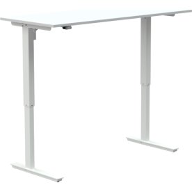 HeighTivity höj- och sänkbart bord, 60x140 cm, vit