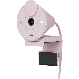 Logitech Brio 300 Full HD webbkamera | Rosa