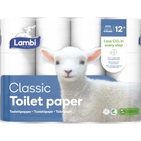 Lambi Toalettpapper | 3-lagers | 84 rullar