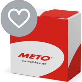Meto Closure förseglingsetikett | Hjärta | Ø33 mm