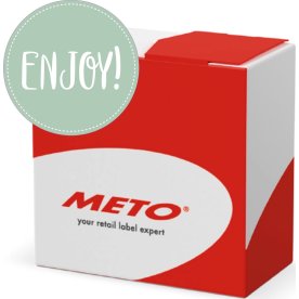 Meto Closure förseglingsetikett | Enjoy | Ø33 mm