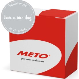 Meto Secure förseglingsetikett | Nice day | Ø80 mm