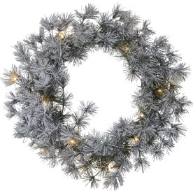 Sirius Alfi julkrans med snö | 15 LED | Ø45 cm