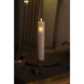 Sirius Sille kalenderljus | Vit/silver