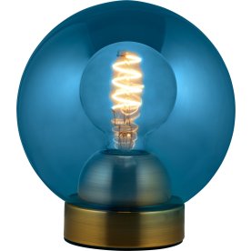 Bubbles bordslampa | Ø18 cm | Blå