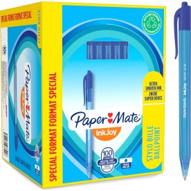 Paper Mate InkJoy kulspetspenna | Blå | 100-pack