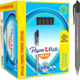 Paper Mate InkJoy kulspetspenna | Svart | 100-pack