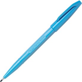 Pentel S520 Signpen fiberpenna | Ljusblå