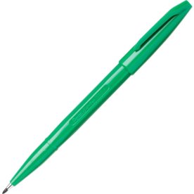 Pentel S520 Signpen fiberpenna | Grön